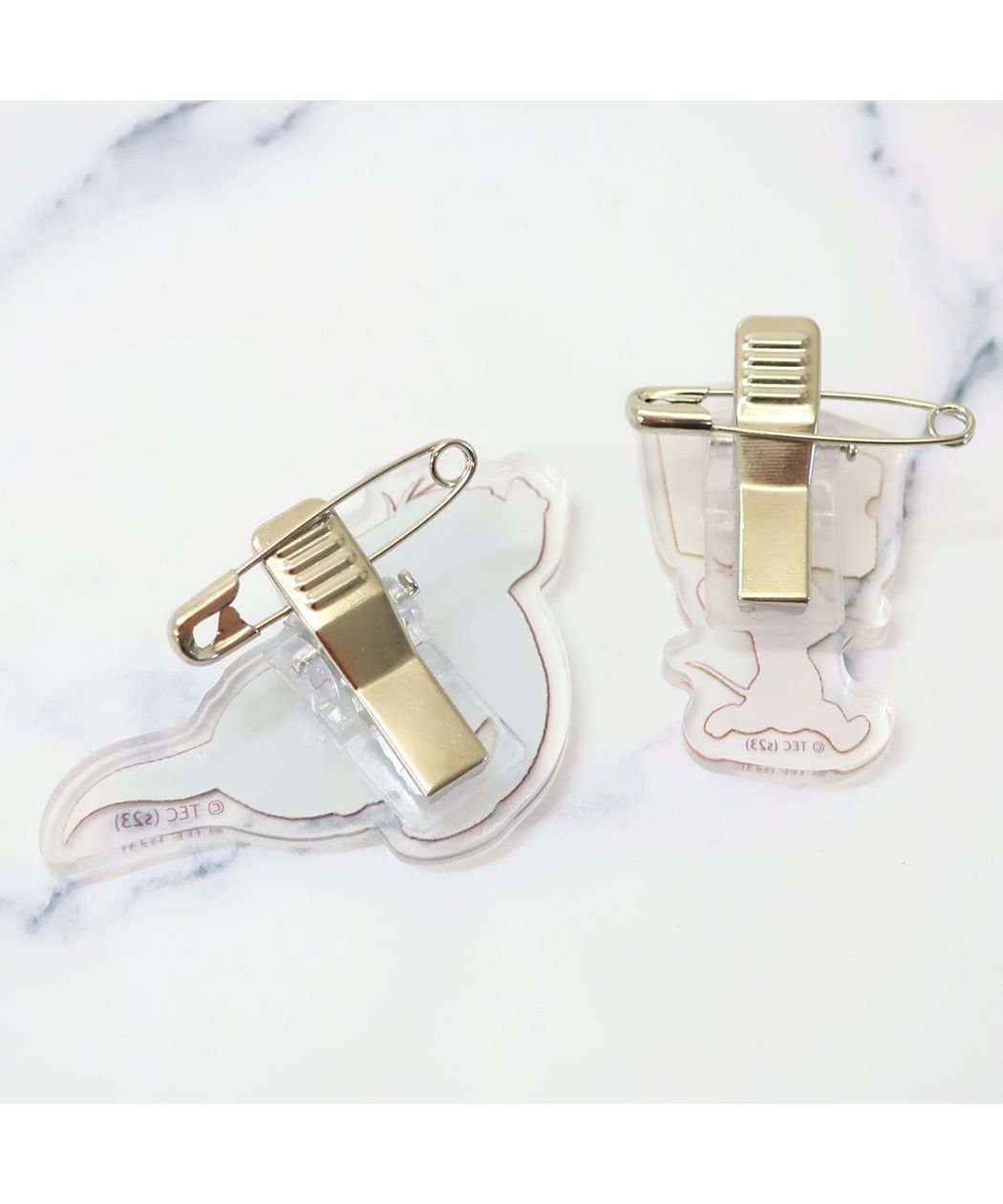 シネマコレクション cinemacollection トムとジェリー クリップ 2wayアクリルバッジセット 2個セット おいかけっこ ワーナーブラザース ティーズファクトリー プレゼント キャラクター グッズ (メーカー指定色) メーカー指定色