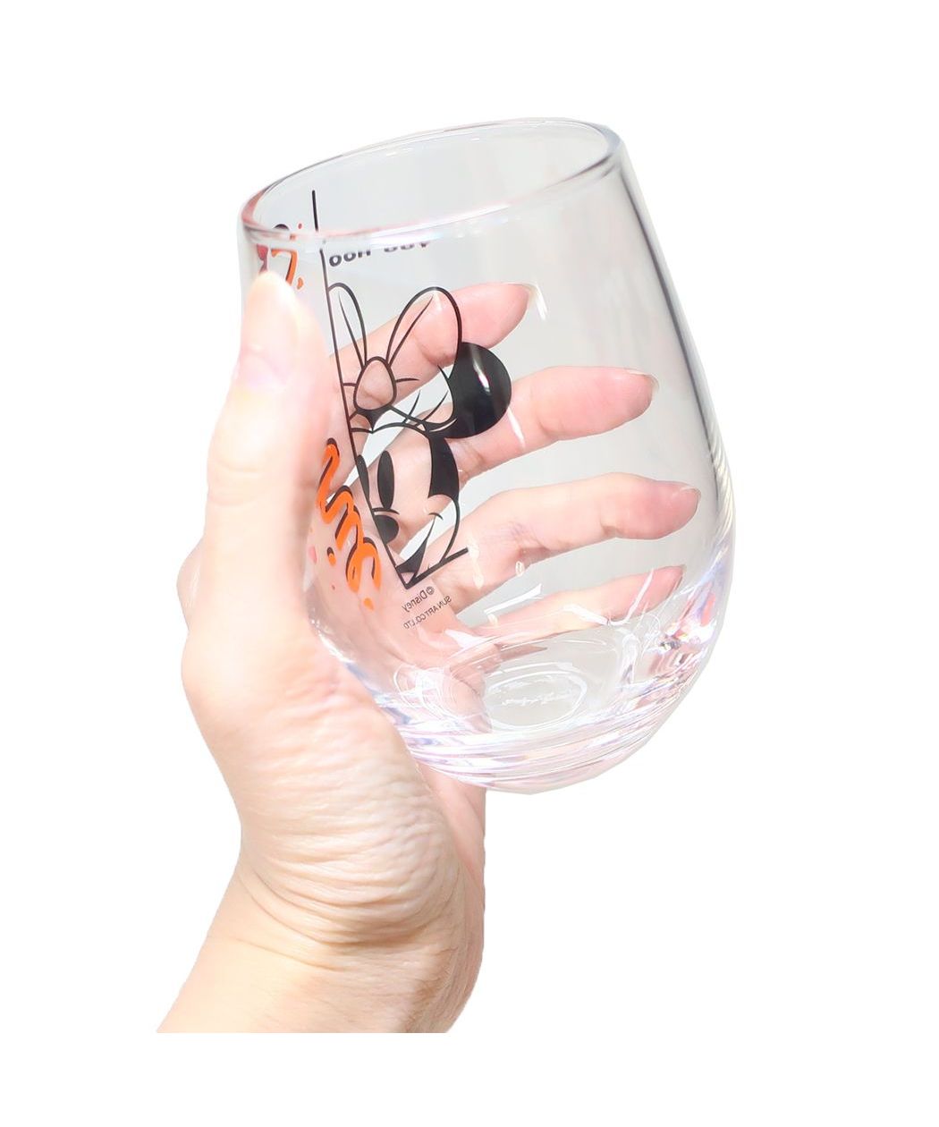 シネマコレクション cinemacollection ミニーマウス ガラスコップ 丸グラス フェイス ディズニー サンアート プレゼント キャラクター グッズ (メーカー指定色) メーカー指定色