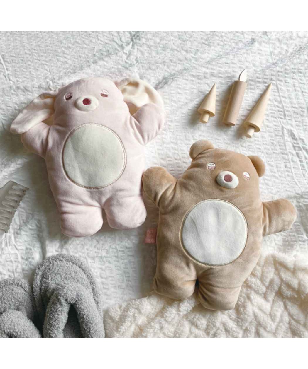 シネマコレクション cinemacollection みんみんめいと 枕 リラックスピロークッション クマ パインクリエイト プレゼント ギフト ホット&クール グッズ (メーカー指定色) メーカー指定色