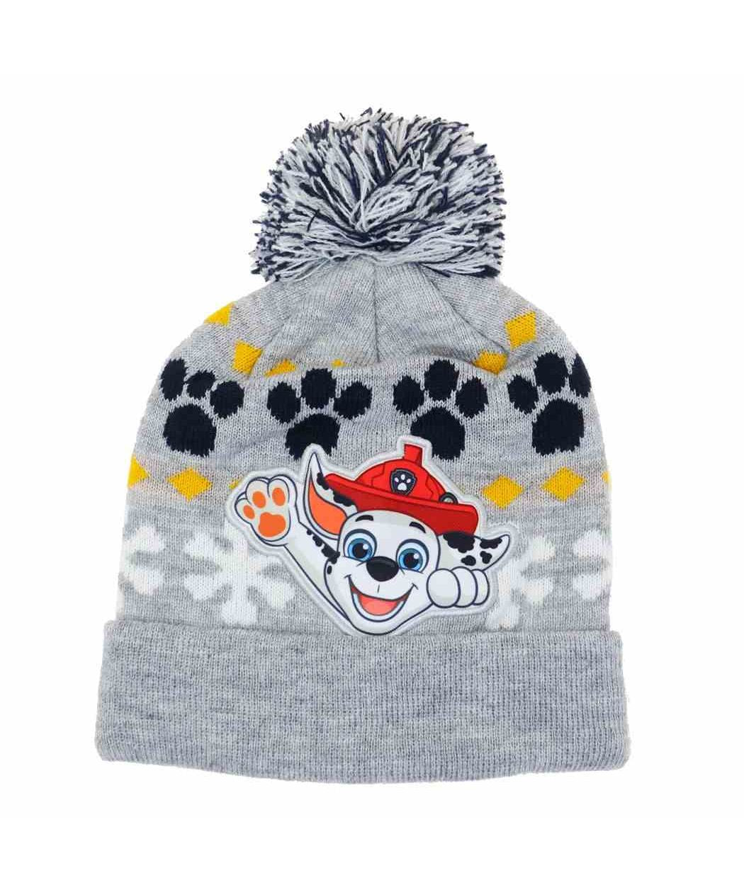 シネマコレクション cinemacollection パウパトロール 帽子 KIDSジャカードニット帽 グレー カイタックファミリー 子ども キッズ ウォーマー 雑貨 アニメキャラクター グッズ (メーカー指定色) メーカー指定色