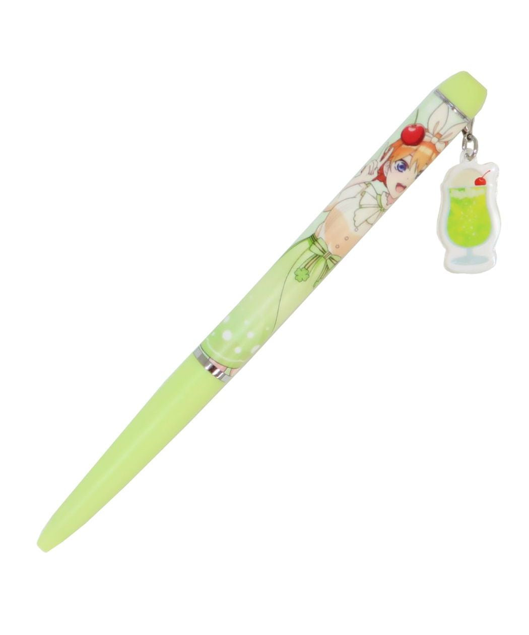 シネマコレクション cinemacollection 五等分の花嫁 ボールペン チャーム付きボールペン クリームソーダver. 中野四葉 Green Flash コレクション文具 新学期準備文具 アニメキャラクター (メーカー指定色) メーカー指定色