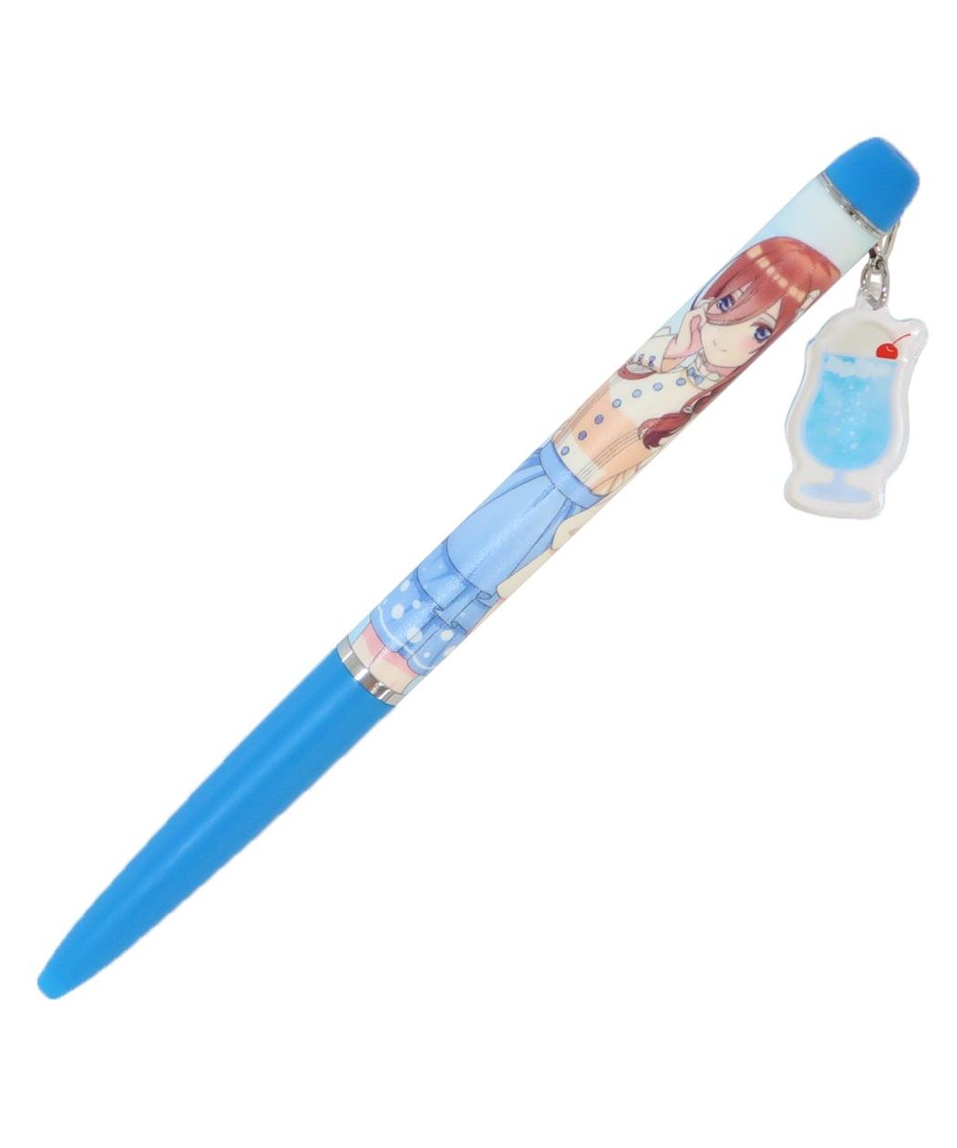 シネマコレクション cinemacollection 五等分の花嫁 ボールペン チャーム付きボールペン クリームソーダver. 中野三玖 Green Flash コレクション文具 新学期準備文具 アニメキャラクター (メーカー指定色) メーカー指定色