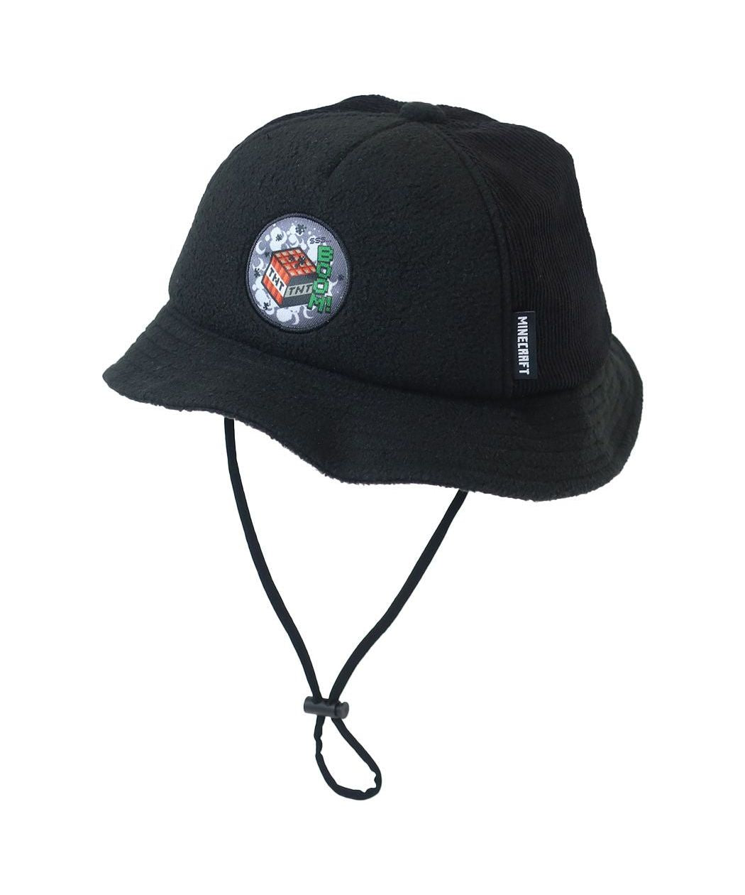 シネマコレクション cinemacollection マインクラフト 帽子 KIDSフリースハット ブラック Minecraft カイタックファミリー 子ども キッズ ゲームキャラクター グッズ (メーカー指定色) メーカー指定色