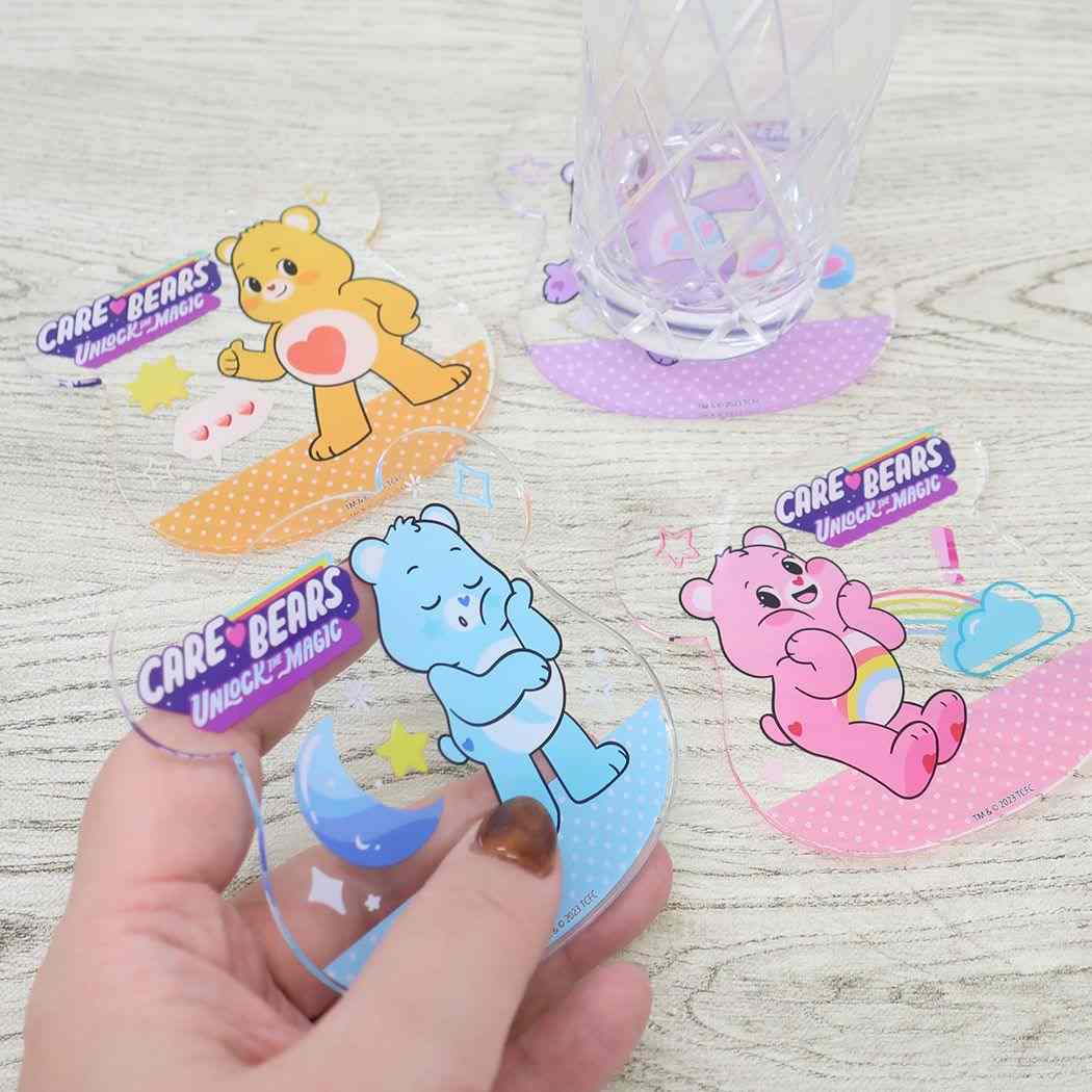 シネマコレクション cinemacollection ケアベア 生活雑貨 アクリルコースター ベッドタイムベア CareBears ケイカンパニー コレクション雑貨 キャラクター グッズ (メーカー指定色) メーカー指定色