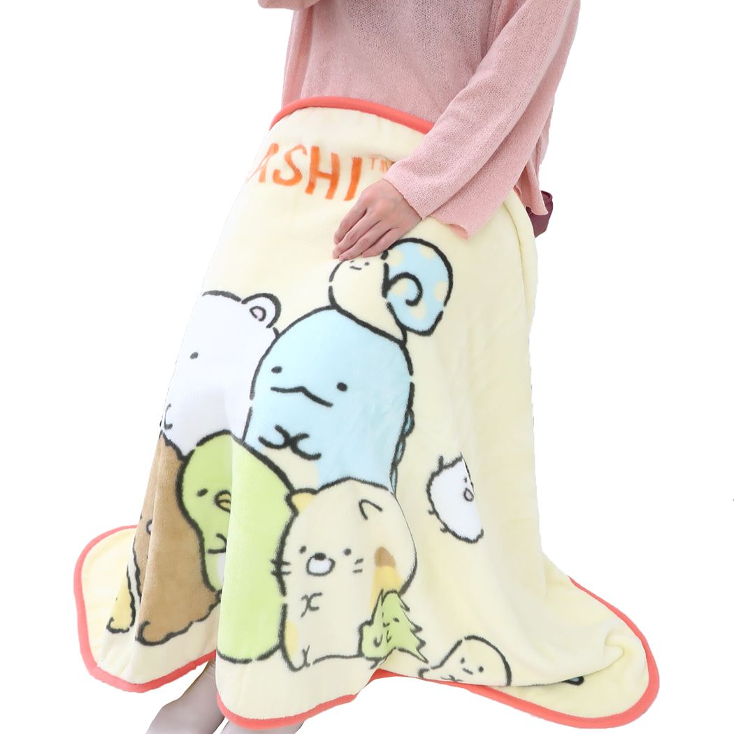 シネマコレクション cinemacollection すみっコぐらし ブランケット ロングブランケット カジュアルすみっコ サンエックス 丸眞 あったか 暖かい 軽量 おしゃれ 秋冬用 キャラクター グッズ (メーカー指定色) メーカー指定色