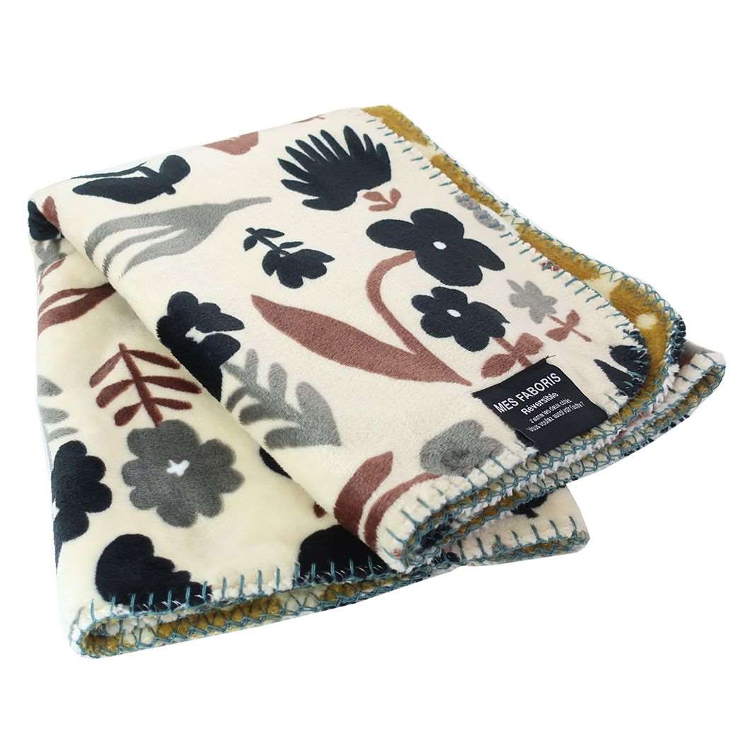 シネマコレクション cinemacollection シルエットフラワー 毛布 リバーシブルブランケット ナチュナル ウォーマー雑貨 フレンズヒル ひざ掛け 寒さ対策 グッズ (メーカー指定色) メーカー指定色