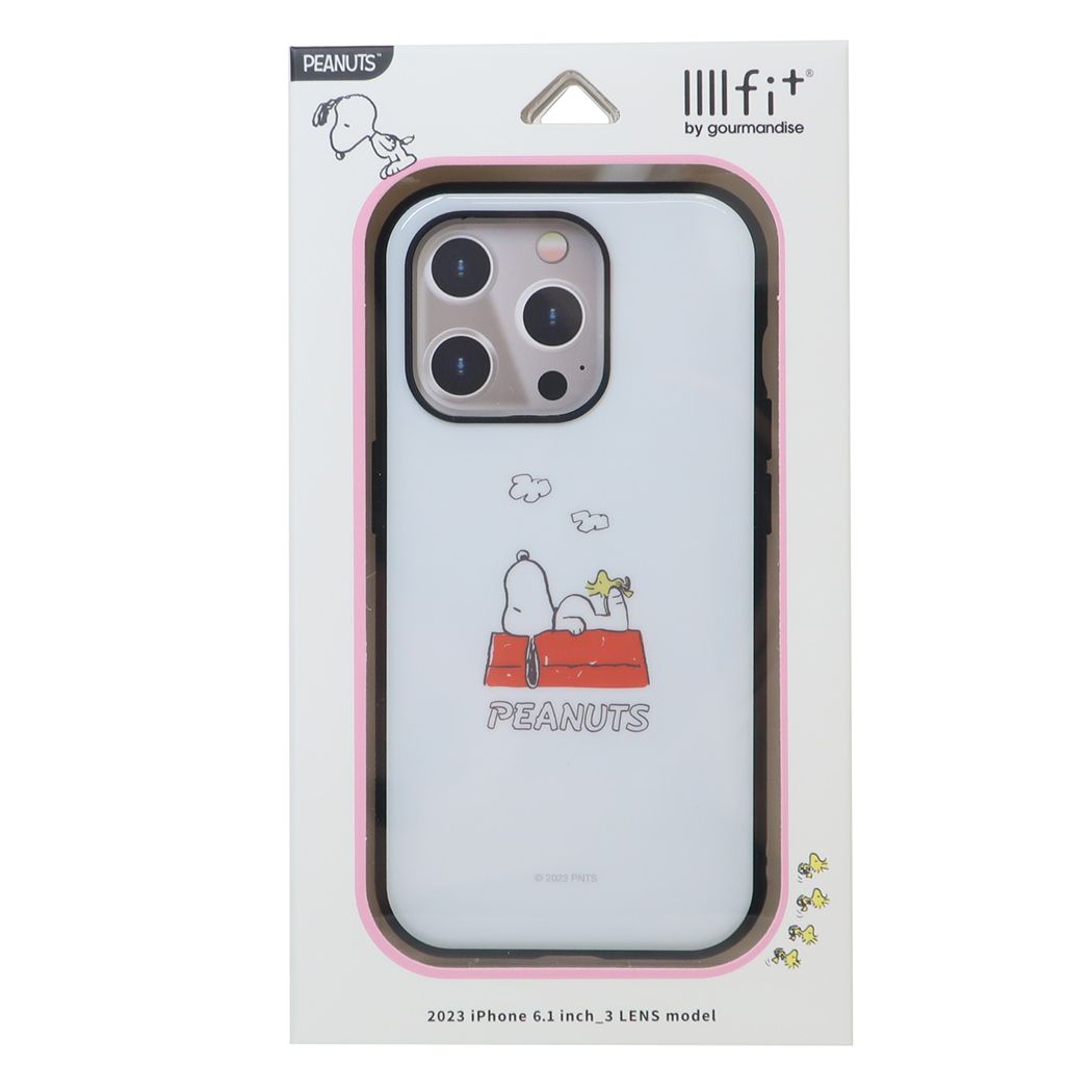 シネマコレクション cinemacollection スヌーピー iPhone15 IIIIfit 2023 iPhone 6.1 inch 3 LENS model対応ケース ドッグハウス iPhone15Pro (メーカー指定色) メーカー指定色