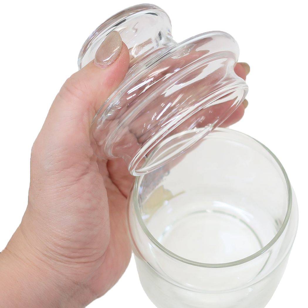 シネマコレクション cinemacollection カントリーマアム 保存容器 ガラスキャニスター じわるバター お菓子パッケージ サンアート プレゼント キャラクター グッズ (メーカー指定色) メーカー指定色