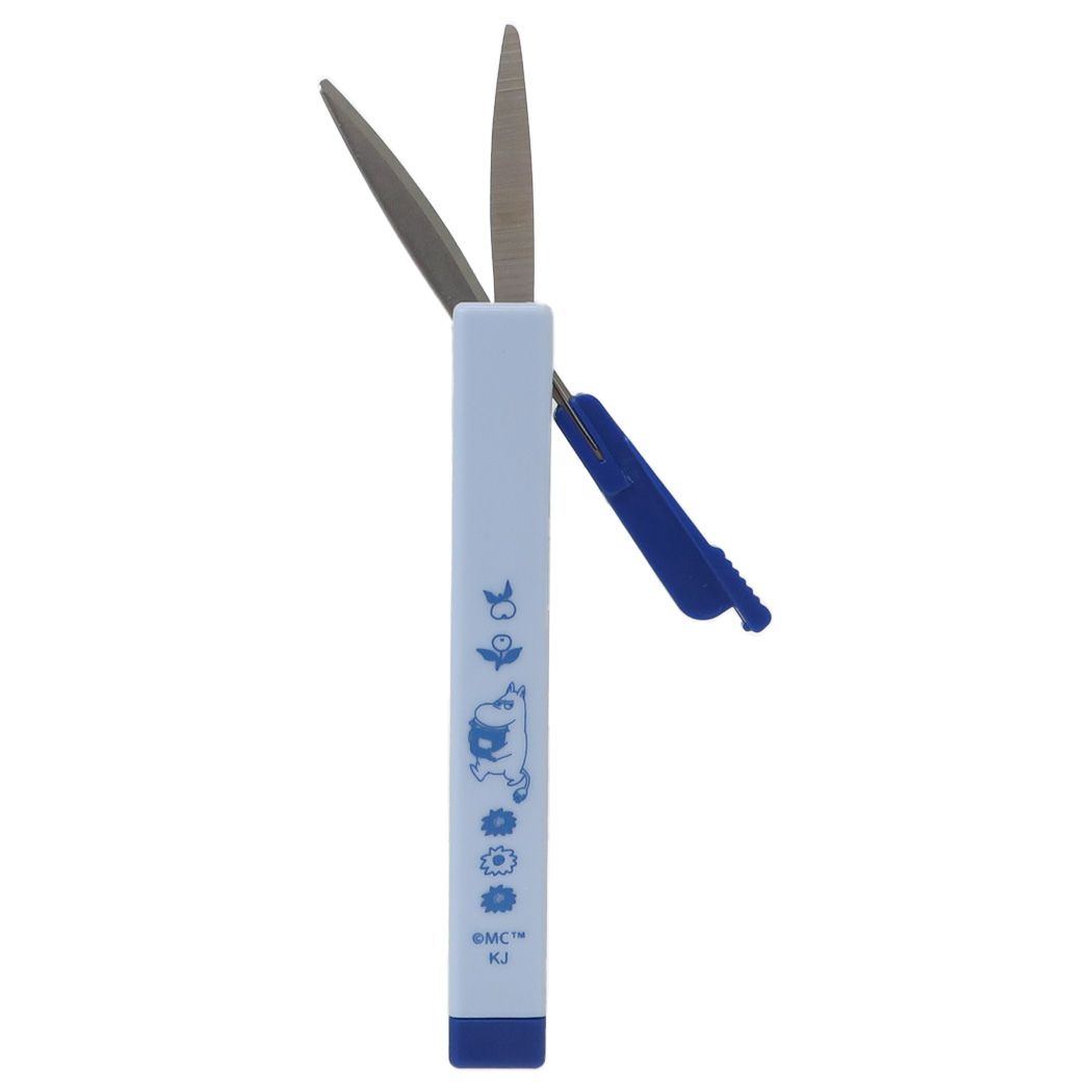 シネマコレクション cinemacollection ムーミン はさみ Piccola ピッコラ スライドシザー タイル 北欧 カミオジャパン 機能性文具 ハサミ コンパクト キャラクター グッズ (メーカー指定色) メーカー指定色