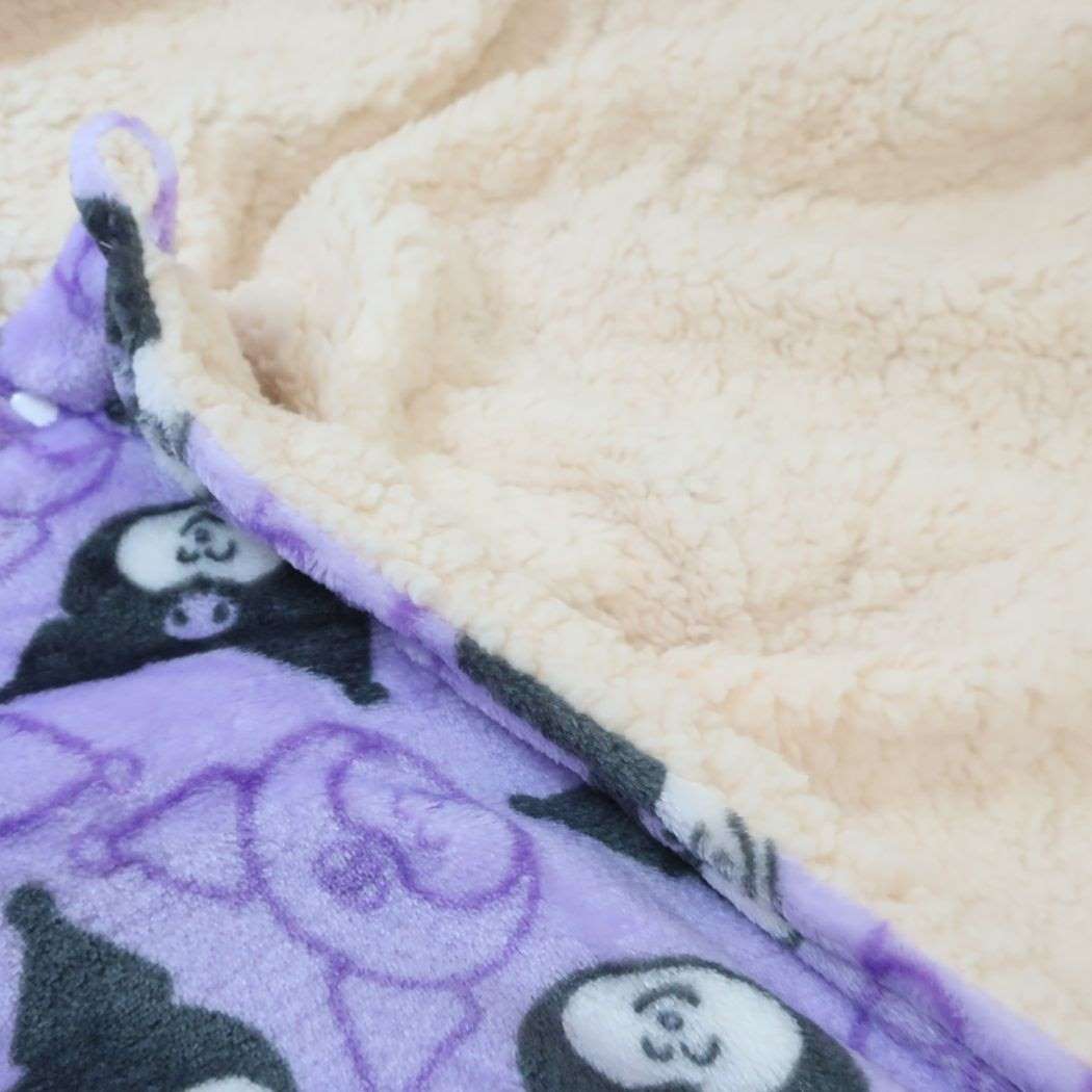 シネマコレクション cinemacollection クロミ ひざ掛け 巻きブランケット おえかきさんxさんりおきゃらくたーず サンリオ ニシオ ウォーマー雑貨 防寒対策 巻きスカート キャラクター グッズ (メーカー指定色) メーカー指定色