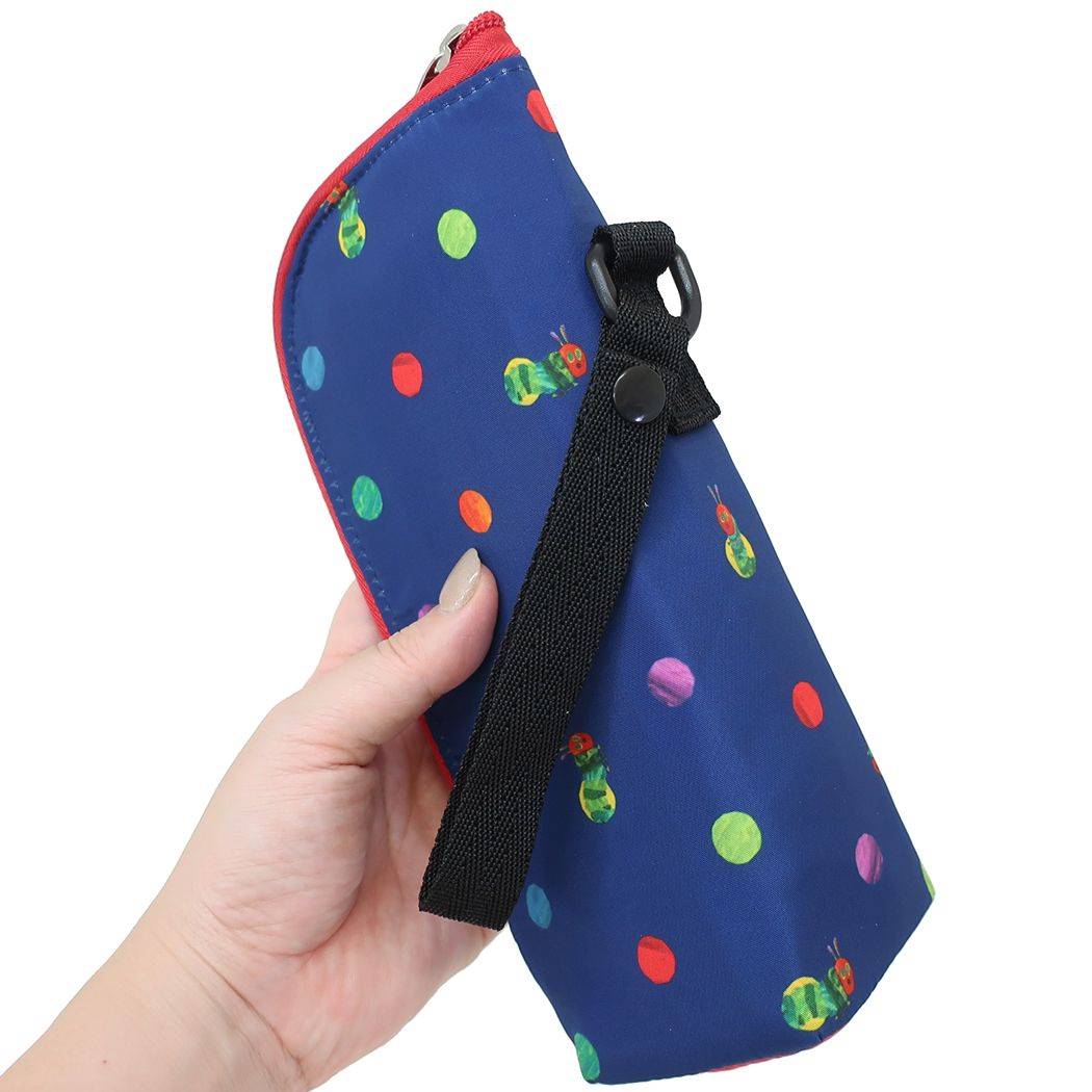 シネマコレクション cinemacollection はらぺこあおむし マザーグッズ 哺乳瓶ポーチ ドット柄 エリックカール アイプランニング プレゼント 絵本キャラクター グッズ (メーカー指定色) メーカー指定色