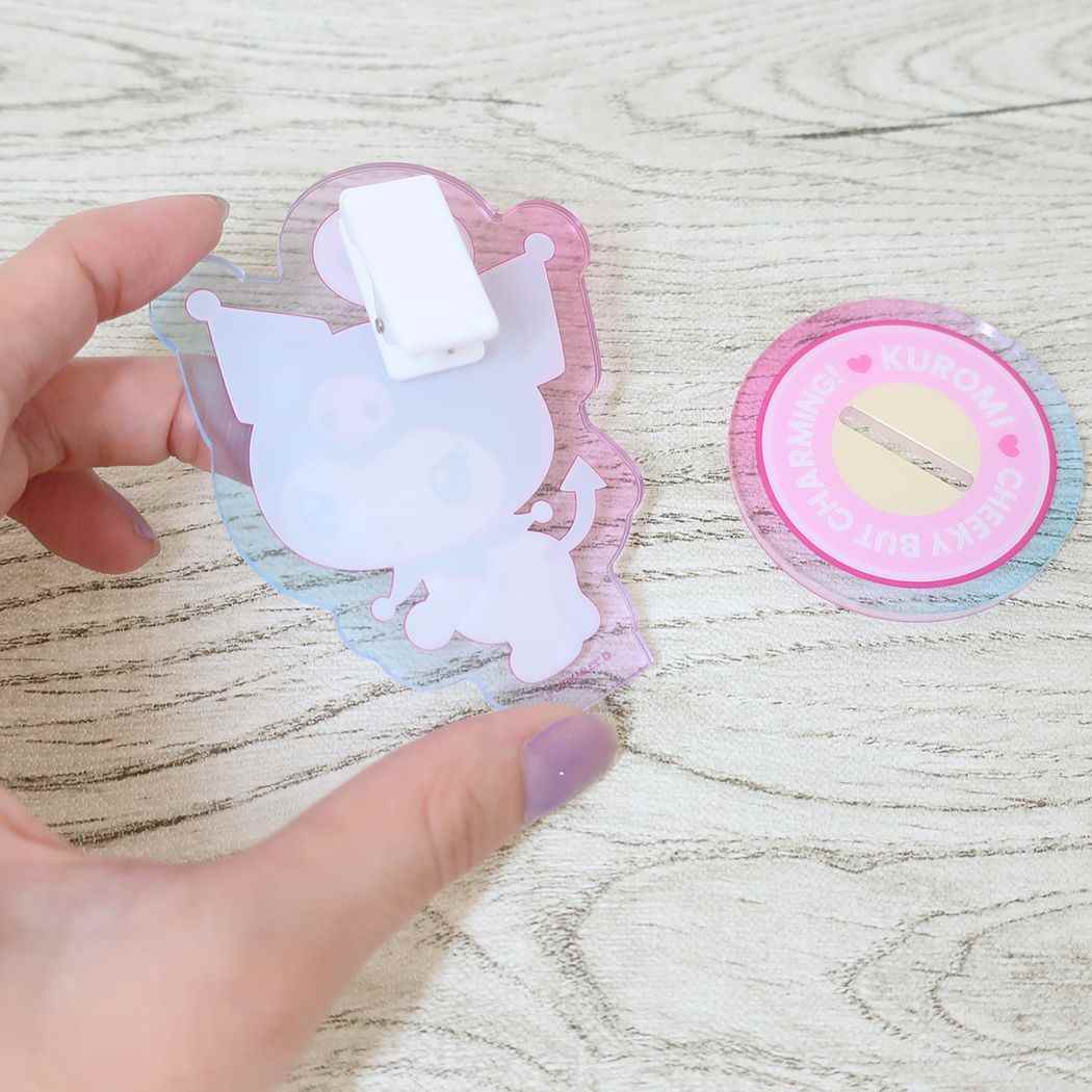 シネマコレクション cinemacollection クロミ アクリルスタンド サンリオクリップ付きアクリルスタンド ふりむき サンリオ ティーズファクトリー コレクション雑貨 キャラクター グッズ (メーカー指定色) メーカー指定色