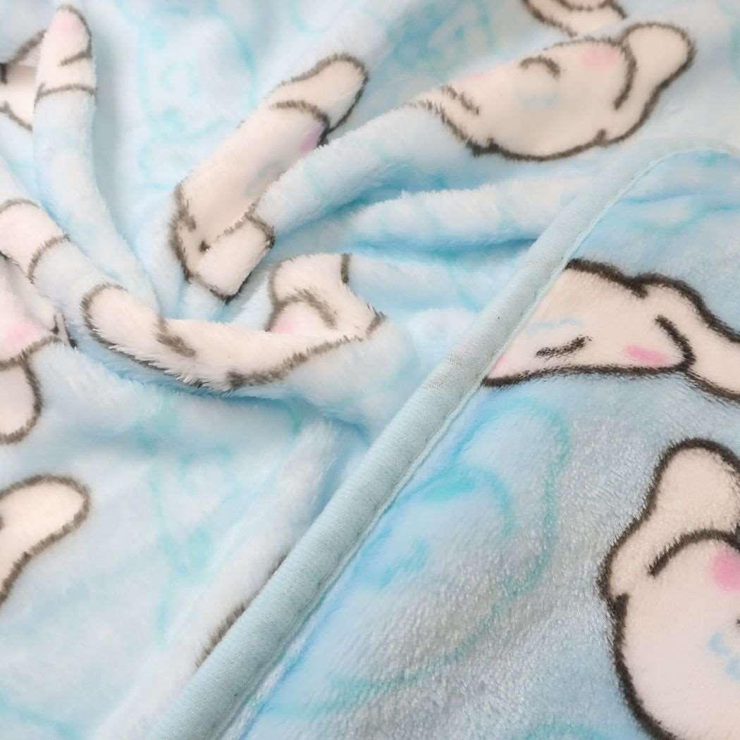 シネマコレクション cinemacollection シナモロール ひざ掛け 両面起毛ひざかけ おえかきさんxさんりおきゃらくたーず サンリオ ニシオ ウォーマー雑貨 防寒対策 キャラクター グッズ (メーカー指定色) メーカー指定色