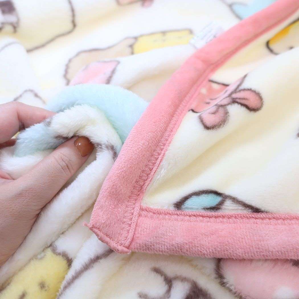 シネマコレクション cinemacollection すみっコぐらし ひざ掛け毛布 ハーフ毛布 フェイシーズすみっコ サンエックス 丸眞 ウォーマー雑貨 キャラクター グッズ (メーカー指定色) メーカー指定色