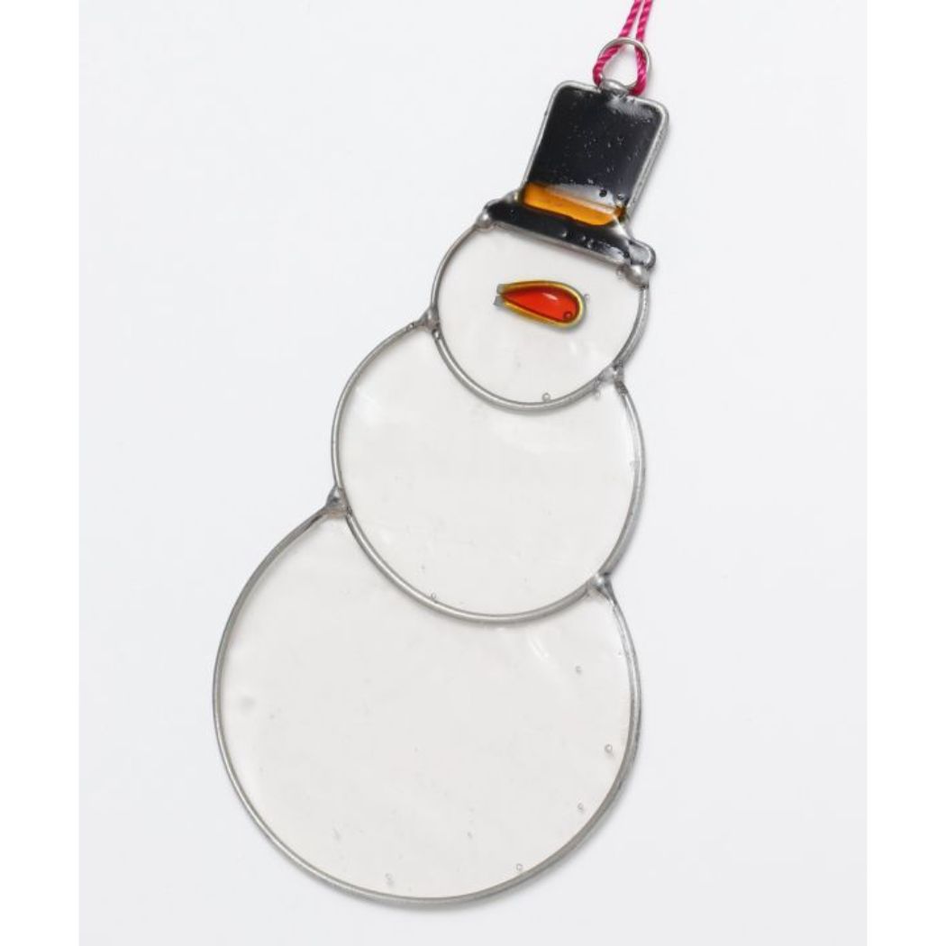 シネマコレクション cinemacollection クリスマス/Xmas ステンドオーナメント SNOWMAN アミナコレクション クリスマス おしゃれ グッズ (メーカー指定色) メーカー指定色