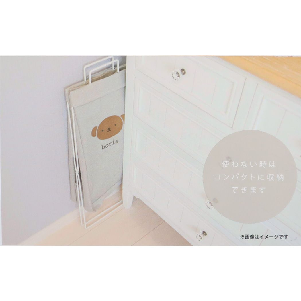 シネマコレクション cinemacollection ミッフィー 洗濯カゴ 折り畳めるランドリーバスケット 縦型 boris ディックブルーナ オカトー 洗濯物入れ 絵本キャラクター グッズ