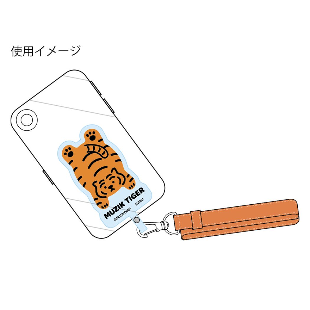 シネマコレクション cinemacollection MUZIK TIGER ムジークタイガー スマホアクセ フォンタブ A 韓国 SNS サンスター文具 プレゼント かわいい グッズ (メーカー指定色) メーカー指定色