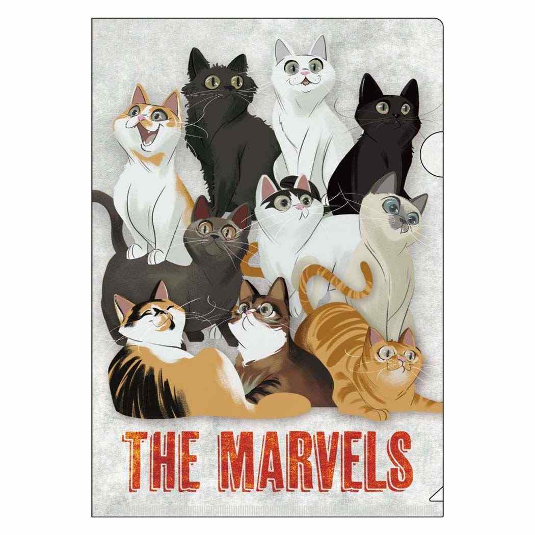 シネマコレクション cinemacollection マーベルズ クリアファイルセット A5ミニクリアファイル3枚セット The Marvels MARVEL インロック コレクション文具 キャラクター グッズ (メーカー指定色) メーカー指定色