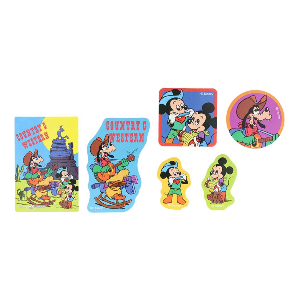 シネマコレクション cinemacollection ディズニークラシック ステッカー キャラクター ケース付ステッカーセット レトロ ウエスタン ディズニー サンスター文具 おしゃれ キャラクター グッズ (メーカー指定色) メーカー指定色