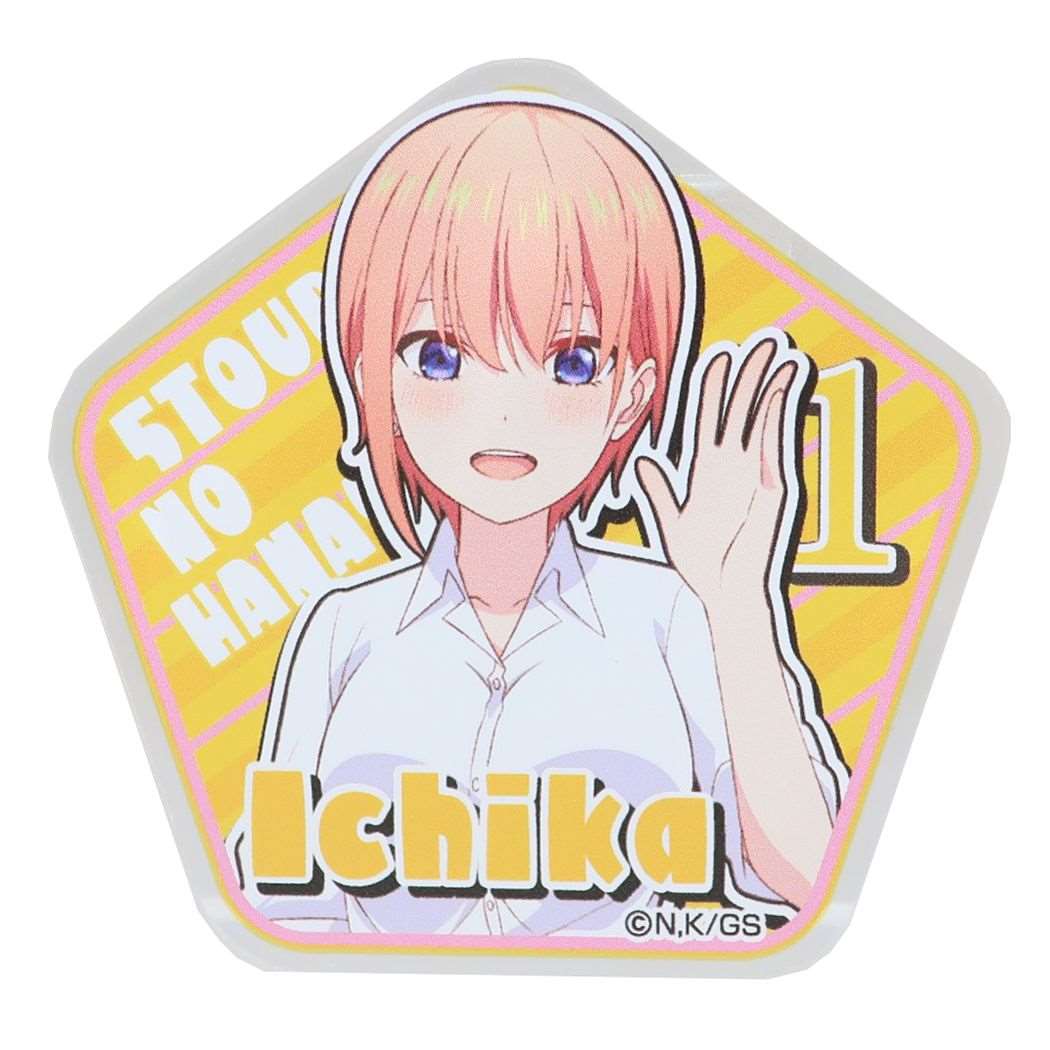 シネマコレクション cinemacollection 五等分の花嫁 缶バッジ アクリルバッジ 中野 一花 A バンダイ コレクション雑貨 アニメキャラクター グッズ (メーカー指定色) メーカー指定色