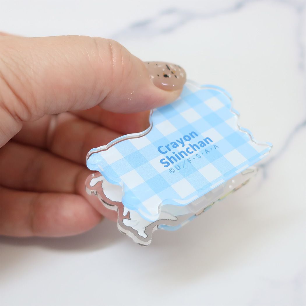 シネマコレクション cinemacollection クレヨンしんちゃん クリップ アクリルクリップ しんちゃん&シロ マリモクラフト 事務用品 文具 アニメキャラクター グッズ (メーカー指定色) メーカー指定色