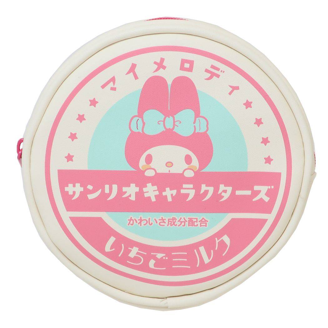 シネマコレクション cinemacollection マイメロディ コスメポーチ 牛乳瓶のふた風ポーチ サンリオ サンタン 化粧ポーチ 小物入れ キャラクター グッズ (メーカー指定色) メーカー指定色