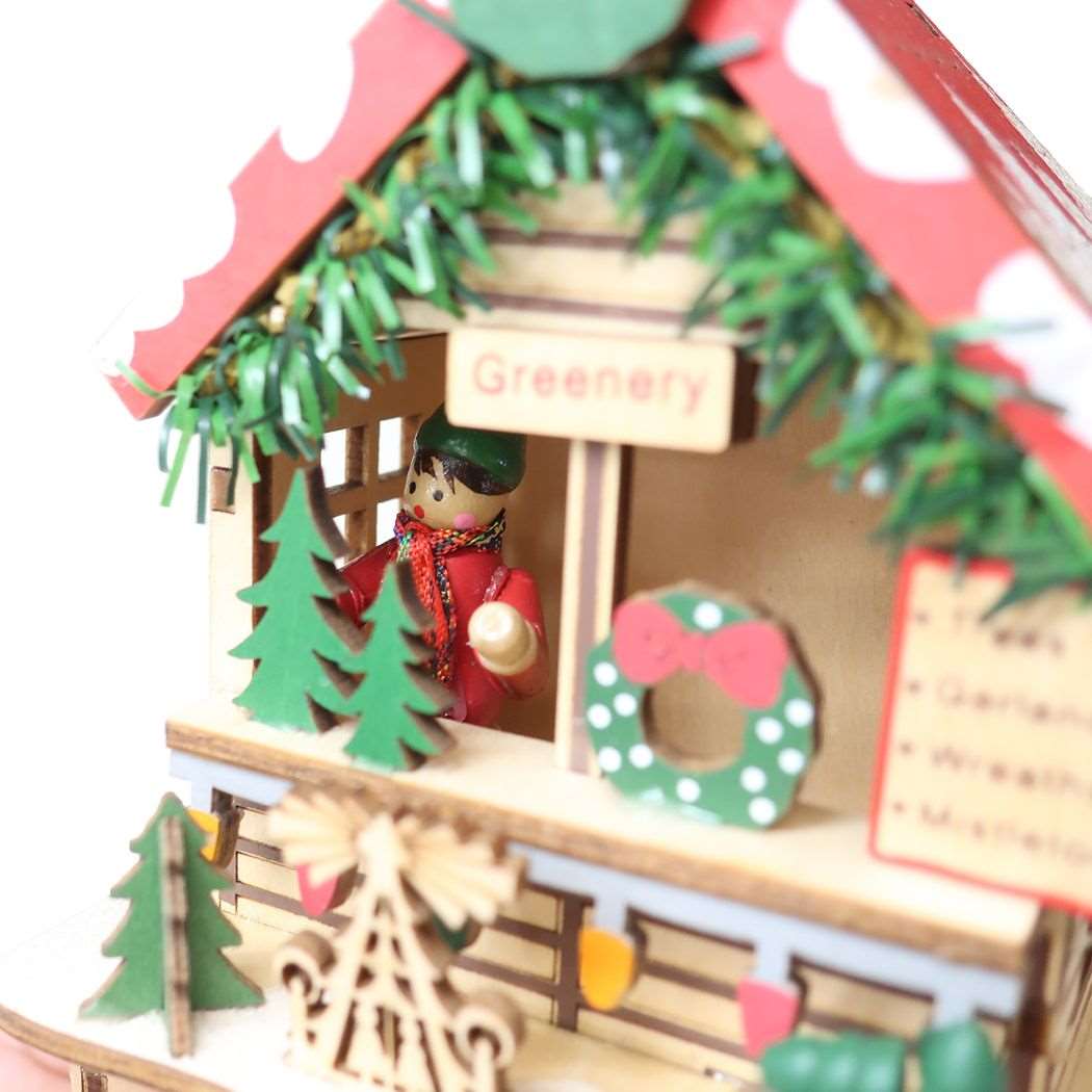 シネマコレクション cinemacollection インテリア雑貨 ウッドデコレーション クリスマスマーケット グリーンナリィ クリスマス APJ Xmas プレゼント グッズ (メーカー指定色) メーカー指定色