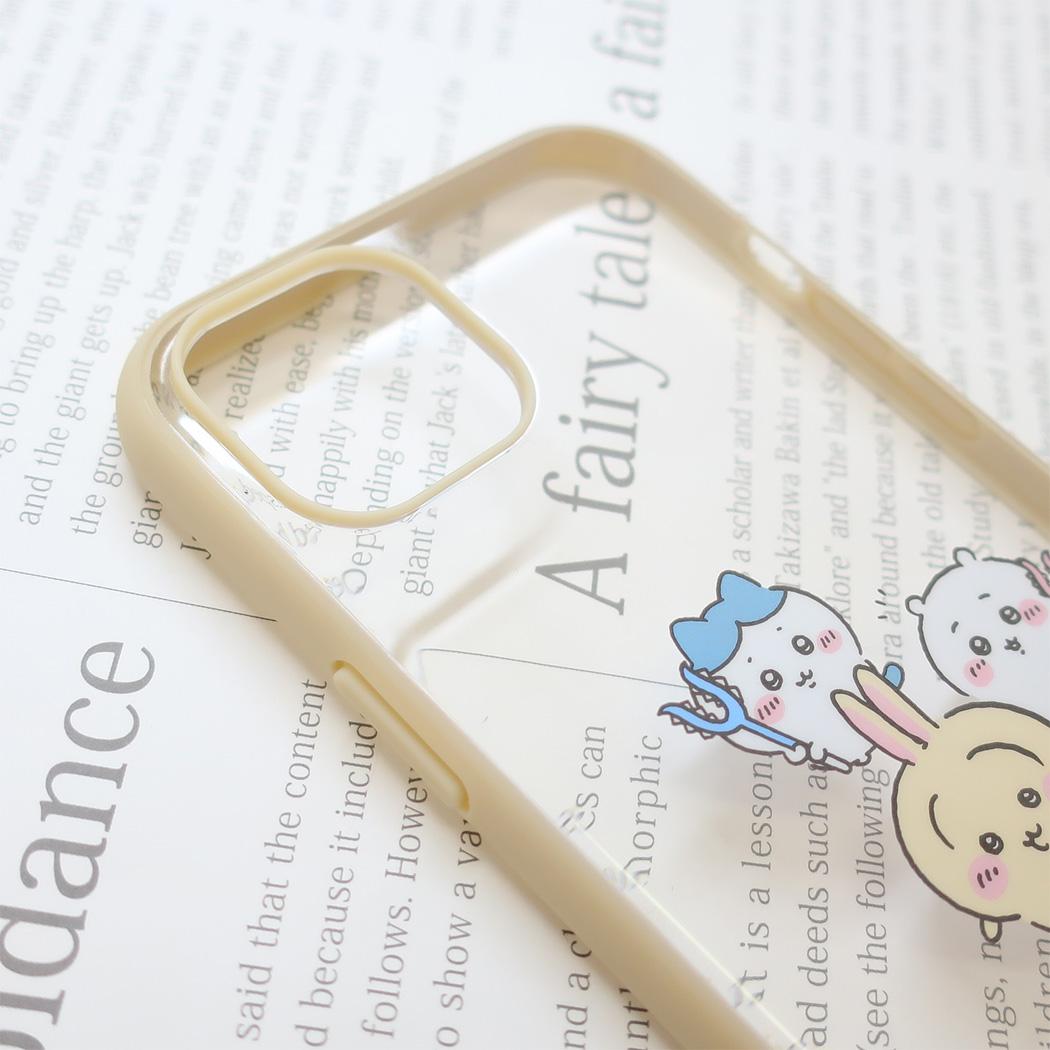 ちいかわ iPhone15 Plus/14 Plus IIIIfit Clear 2023 iPhone 6.7inch 2LENS model対応ケース 討伐 グルマンディーズ スマホカバー キャラ メーカー指定色