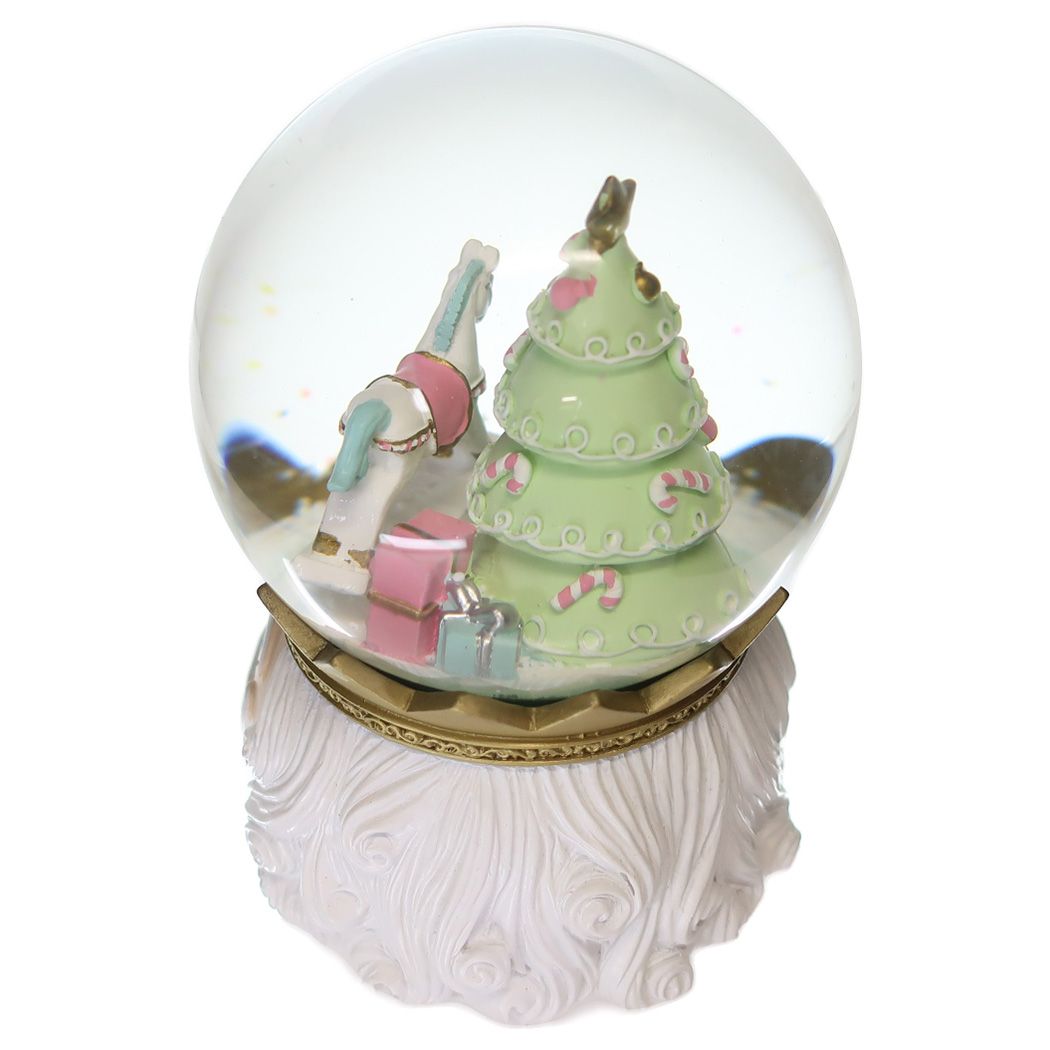シネマコレクション cinemacollection オブジェ スノーグローブ100mm ナッツクラッカーキング オルゴール付 クリスマス APJ プレゼント スノードーム Xmas グッズ (メーカー指定色) メーカー指定色