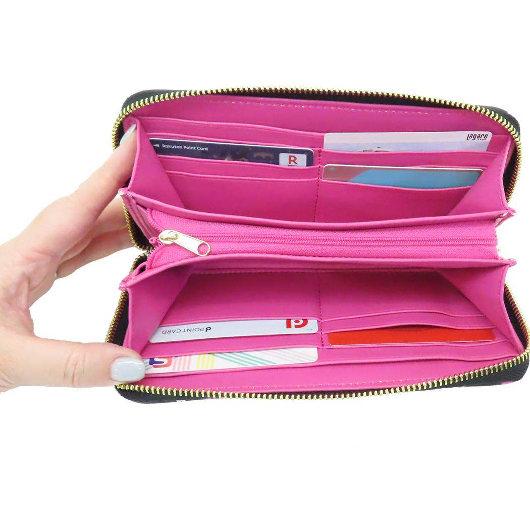 シネマコレクション cinemacollection ハローキティ レディース長財布 ラウンドファスナー 和01 さくらん サンリオ ヤスダ通商 ギフト おしゃれ キャラクター グッズ (メーカー指定色) メーカー指定色