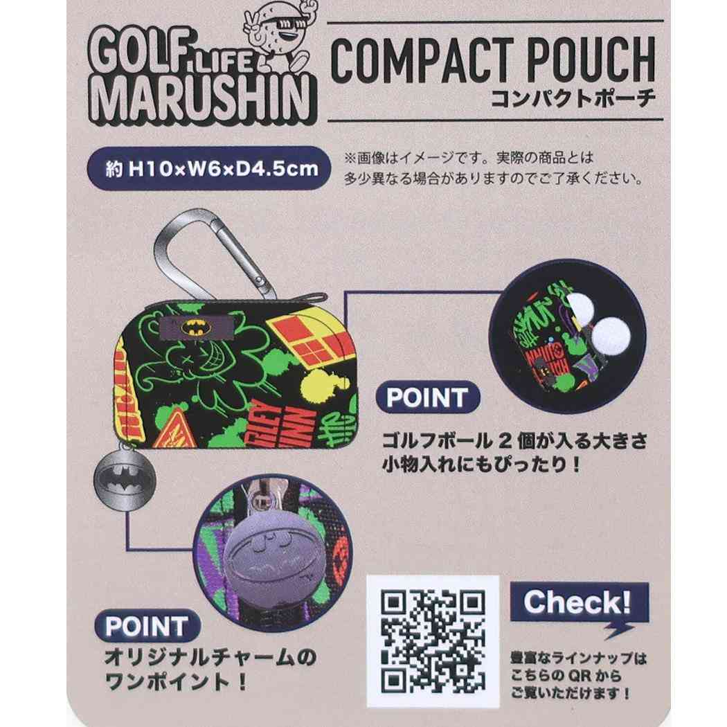 シネマコレクション cinemacollection マーベル ミニポーチ コンパクトポーチ ジョーカーアンドハーレークィン MARVEL 丸眞 かわいい 便利 キャラクター グッズ (メーカー指定色) メーカー指定色