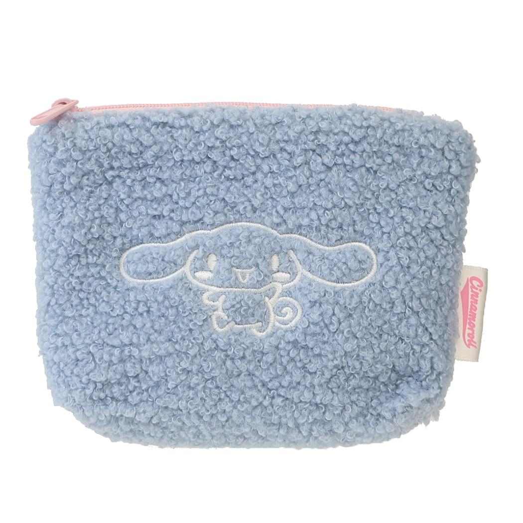 シネマコレクション cinemacollection サンリオキャラクターズ リップポーチ ボア ミニポーチ シナモロール サックスブルー サンリオ エムプラン メイクポーチ ギフト かわいい キャラクター グッズ (メーカー指定色) メーカー指定色