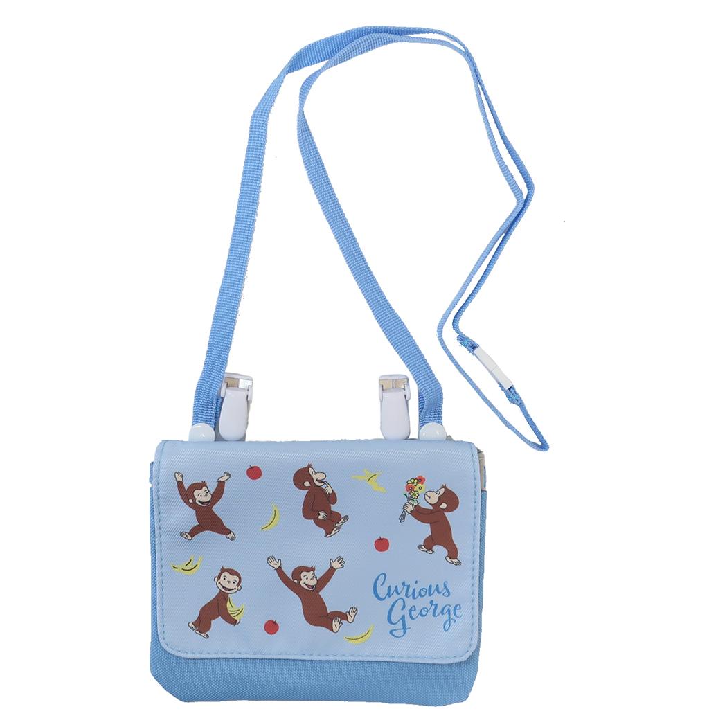 シネマコレクション cinemacollection おさるのジョージ クリップポケット クリップポケットショルダー付き サックス 新入学 マルヨシ 子ども用ポーチ キッズポーチ ポシェット 絵本キャラクター グッ (メーカー指定色) メーカー指定色