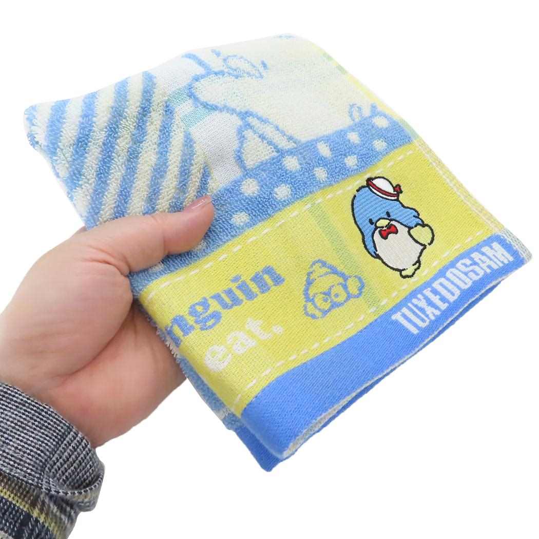 シネマコレクション cinemacollection タキシードサム ハンドタオル ジャガードウォッシュタオル レトロブロックサム サンリオ 丸眞 かわいい キャラクター グッズ (メーカー指定色) メーカー指定色