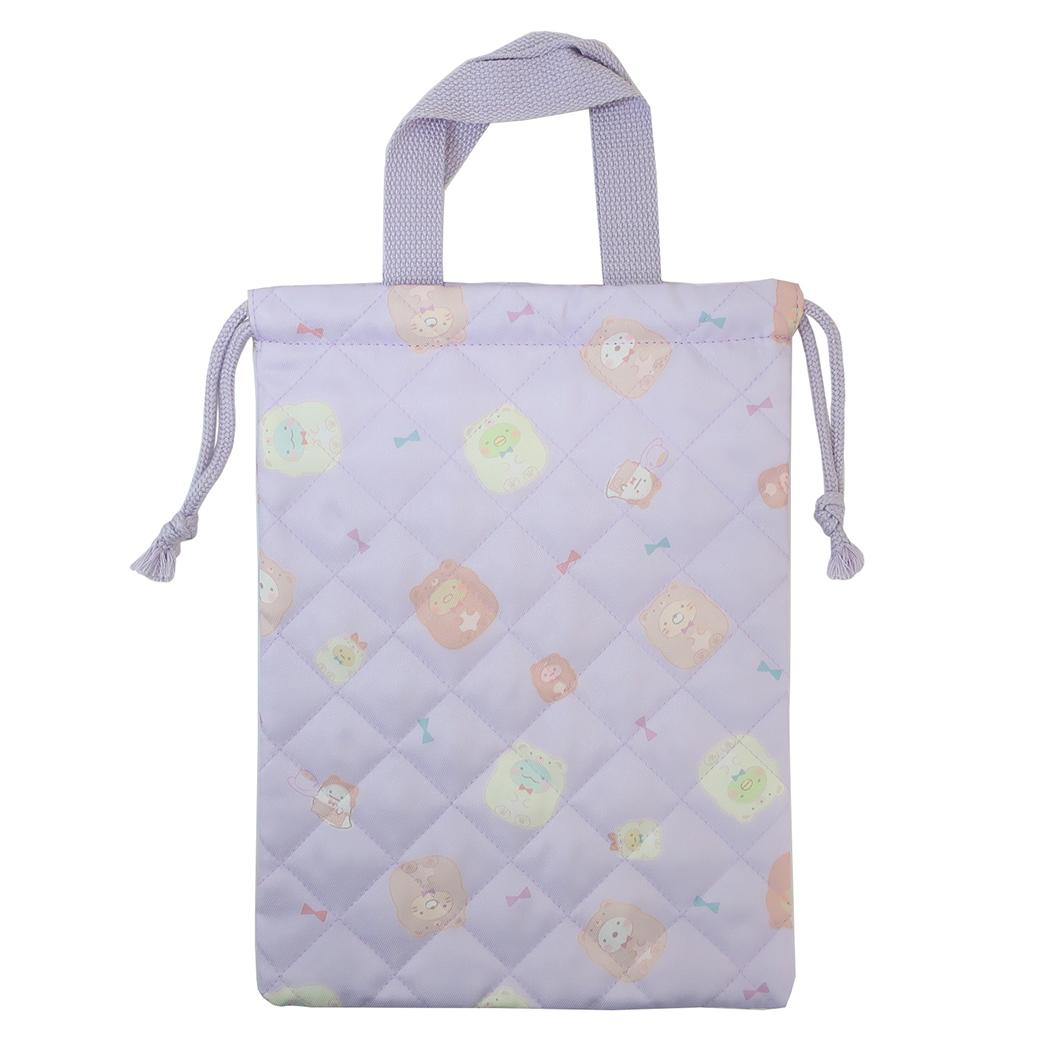 シネマコレクション cinemacollection すみっコぐらし キルトシューズケース 体育館靴入れ パープル 新入学 サンエックス アイプランニング シューズバッグ 新学期準備雑貨 キャラクター グッズ (メーカー指定色) メーカー指定色