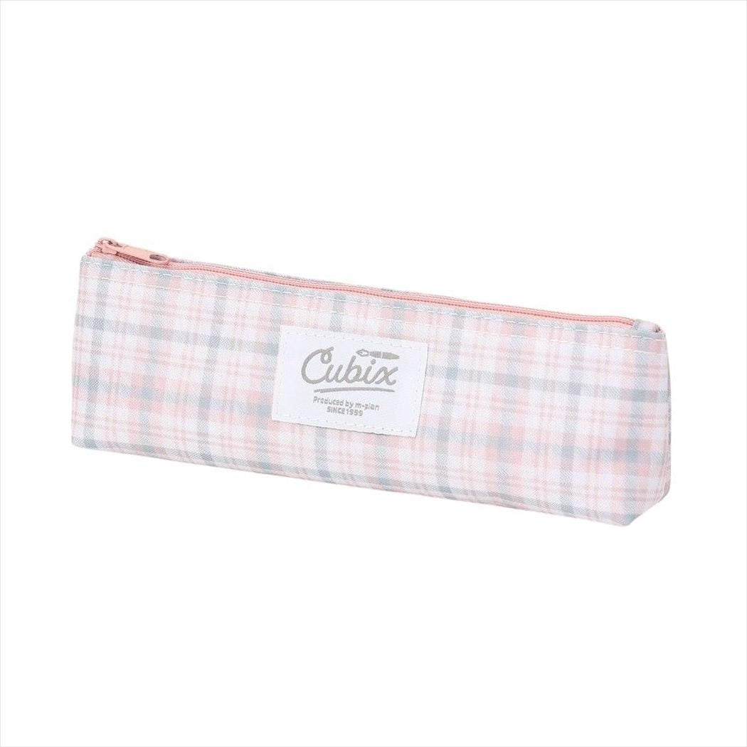 シネマコレクション cinemacollection ペンポーチ ペンケースミニ チェック ピンク グレージュ 新入学 エムプラン 新学期準備文具 筆箱 グッズ (メーカー指定色) メーカー指定色