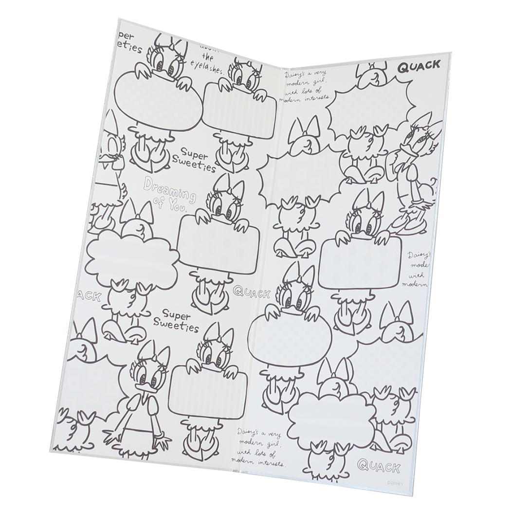 シネマコレクション cinemacollection デイジーダック 色紙 2つ折りスリム色紙 ディズニー APJ メッセージボード 寄せ書き キャラクター グッズ (メーカー指定色) メーカー指定色