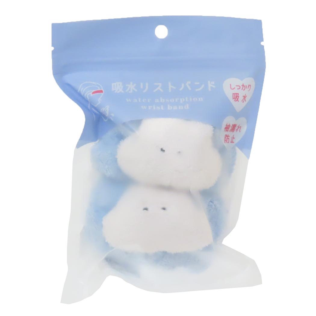 シネマコレクション cinemacollection 生活雑貨 吸水リストバンド 2個入り くも カミオジャパン 洗顔 袖濡れ防止 グッズ (メーカー指定色) メーカー指定色