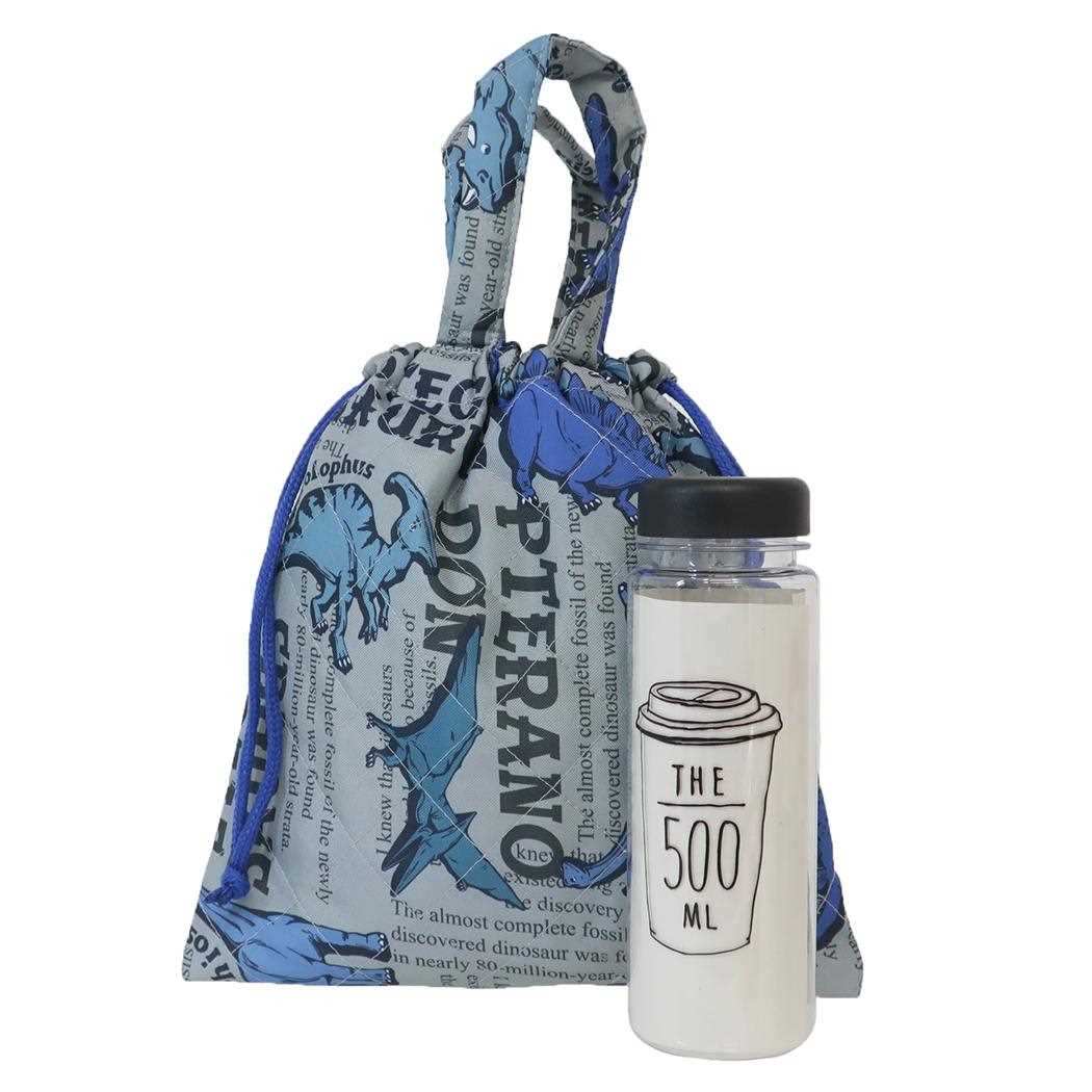 シネマコレクション cinemacollection ミニきんちゃく ミニキルト巾着 ダイナソー 新入学 ニシオ 新学期準備雑貨 小物入れ グッズ (メーカー指定色) メーカー指定色