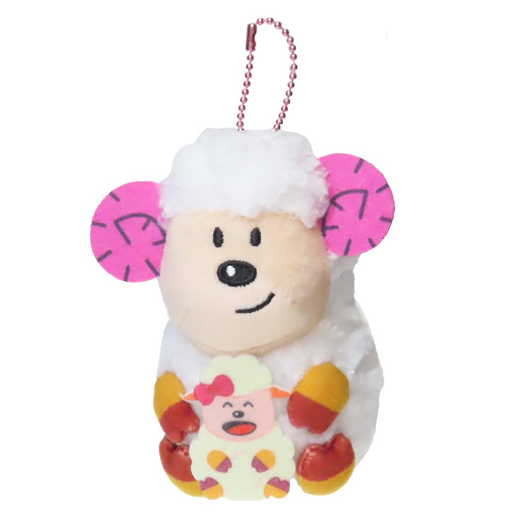 シネマコレクション cinemacollection たべっ子どうぶつ マスコット ぬいぐるみボールチェーン ひつじ たべっ子BABY ギンビス エスケイジャパン プレゼント キャラクター グッズ (メーカー指定色) メーカー指定色