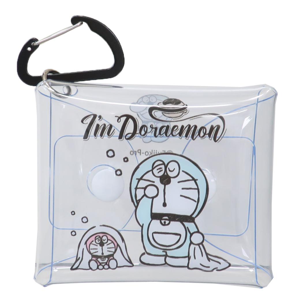 シネマコレクション cinemacollection アイムドラえもん ミニポーチ クリアマルチケースSS 寝起き サンリオ マリモクラフト 小物入れ シンプルシリーズ アニメキャラクター グッズ (メーカー指定色) メーカー指定色