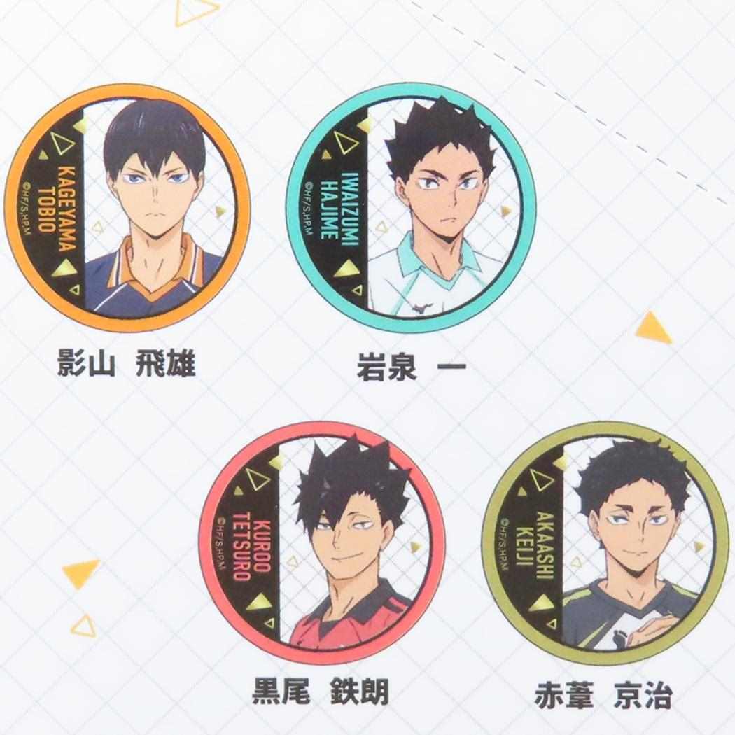 シネマコレクション cinemacollection ハイキュー 缶バッジ トレーディング箔押し缶バッジ B 全7種 少年ジャンプ カミオジャパン コレクション雑貨 アニメキャラクター グッズ (メーカー指定色) メーカー指定色