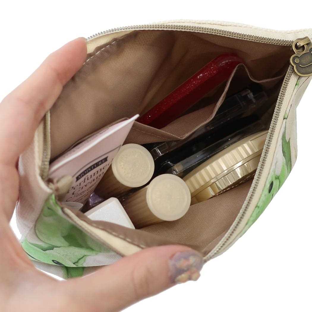 シネマコレクション cinemacollection かえるのピクルス コスメポーチ 化粧ポーチ ぬいフォト雑貨 ナカジマ 小物入れ キャラクター グッズ (メーカー指定色) メーカー指定色