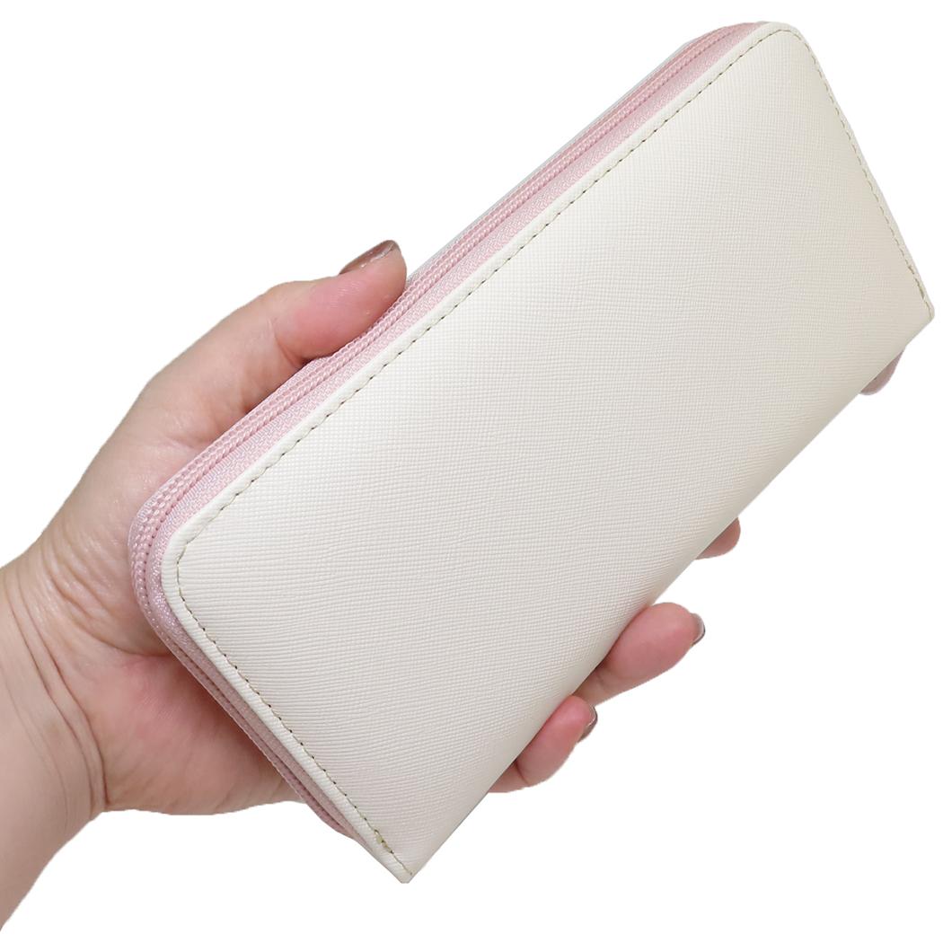 シネマコレクション cinemacollection ちいかわ レディース長財布 ラウンド長財布 ラウンドファスナーロングウォレット ピンク ちいかわ アルディ プレゼント ギフト キャラクター グッズ (メーカー指定色) メーカー指定色