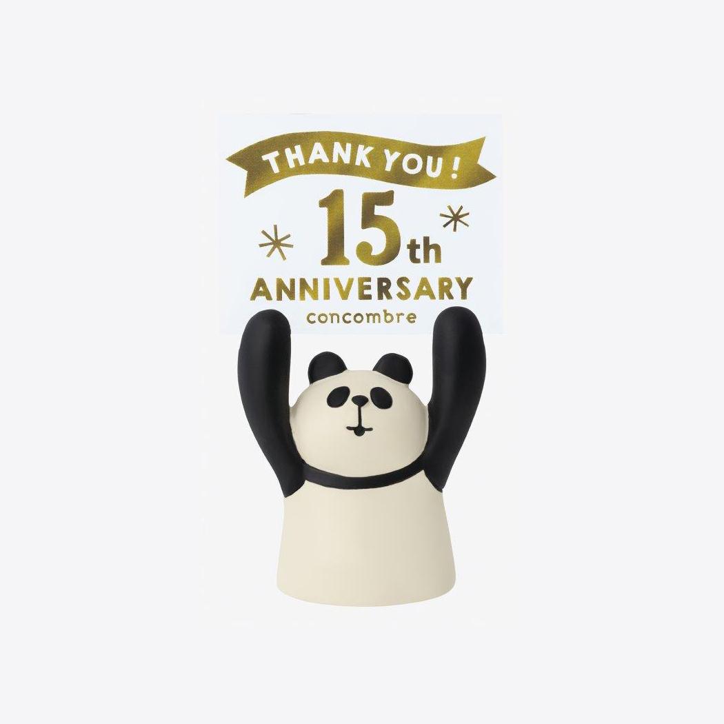 シネマコレクション cinemacollection コンコンブル マスコット 15周年ありがとうマスコット 復刻セット パンダ concombre デコレ コレクション かわいい グッズ (メーカー指定色) メーカー指定色