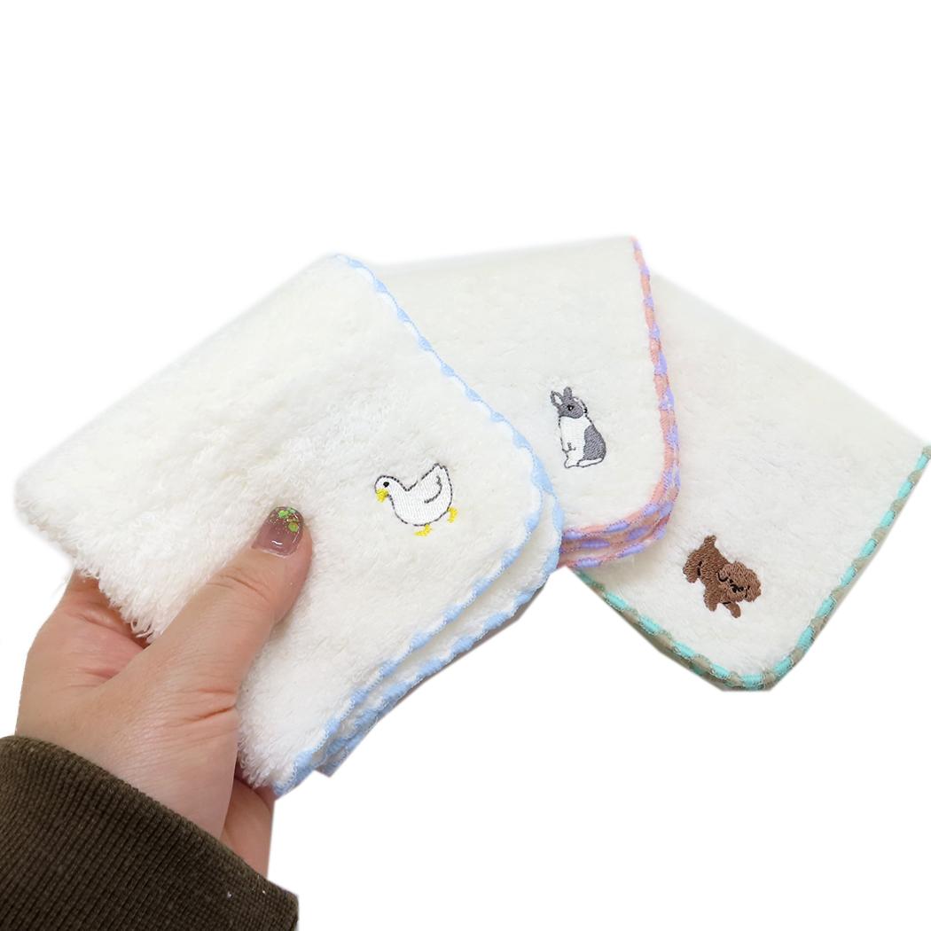 シネマコレクション cinemacollection エリン ミニタオル ワンポイント刺繍タオル ナチュラル フレンズヒル FRIENDSHILL 汗拭きタオル かわいい グッズ (メーカー指定色) メーカー指定色