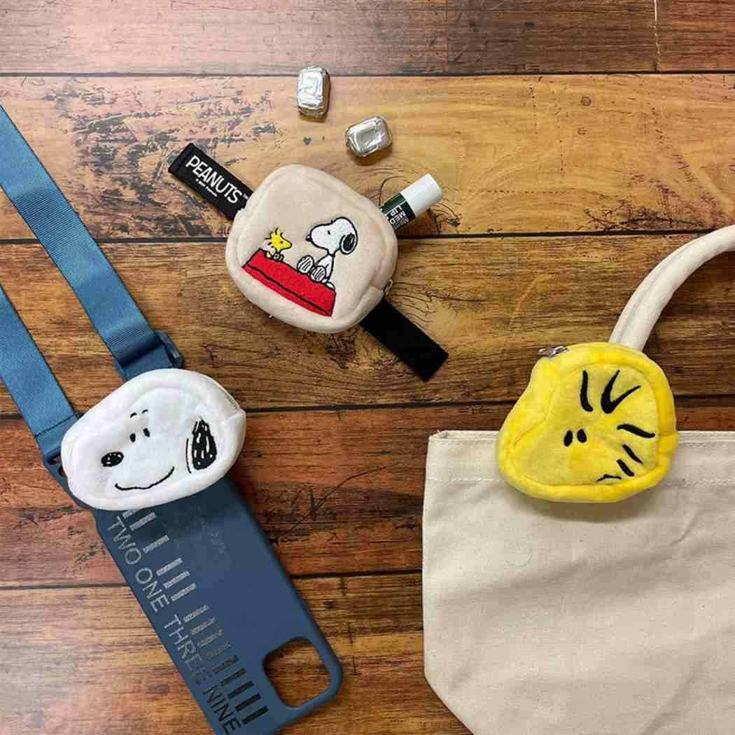 シネマコレクション cinemacollection スヌーピー ミニポーチ ベルトポーチ ウッドストック ピーナッツ アイアップ 小物入れ キャラクター グッズ (メーカー指定色) メーカー指定色