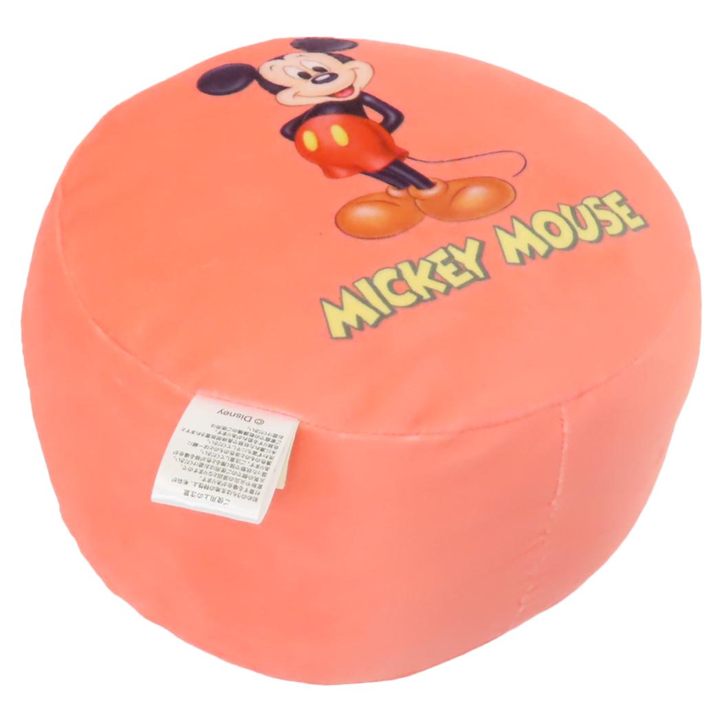 シネマコレクション cinemacollection ミッキーマウス クッション パフクッション レトロ フェイス ディズニー モリシタ インテリア キャラクター グッズ (メーカー指定色) メーカー指定色