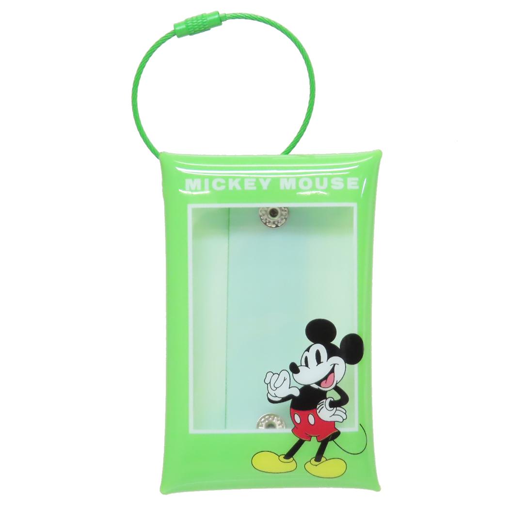 シネマコレクション cinemacollection ミッキーマウス カードケース チェキ収納ホルダー GREEN ディズニー マリモクラフト カード入れ コレクションケース キャラクター グッズ (メーカー指定色) メーカー指定色