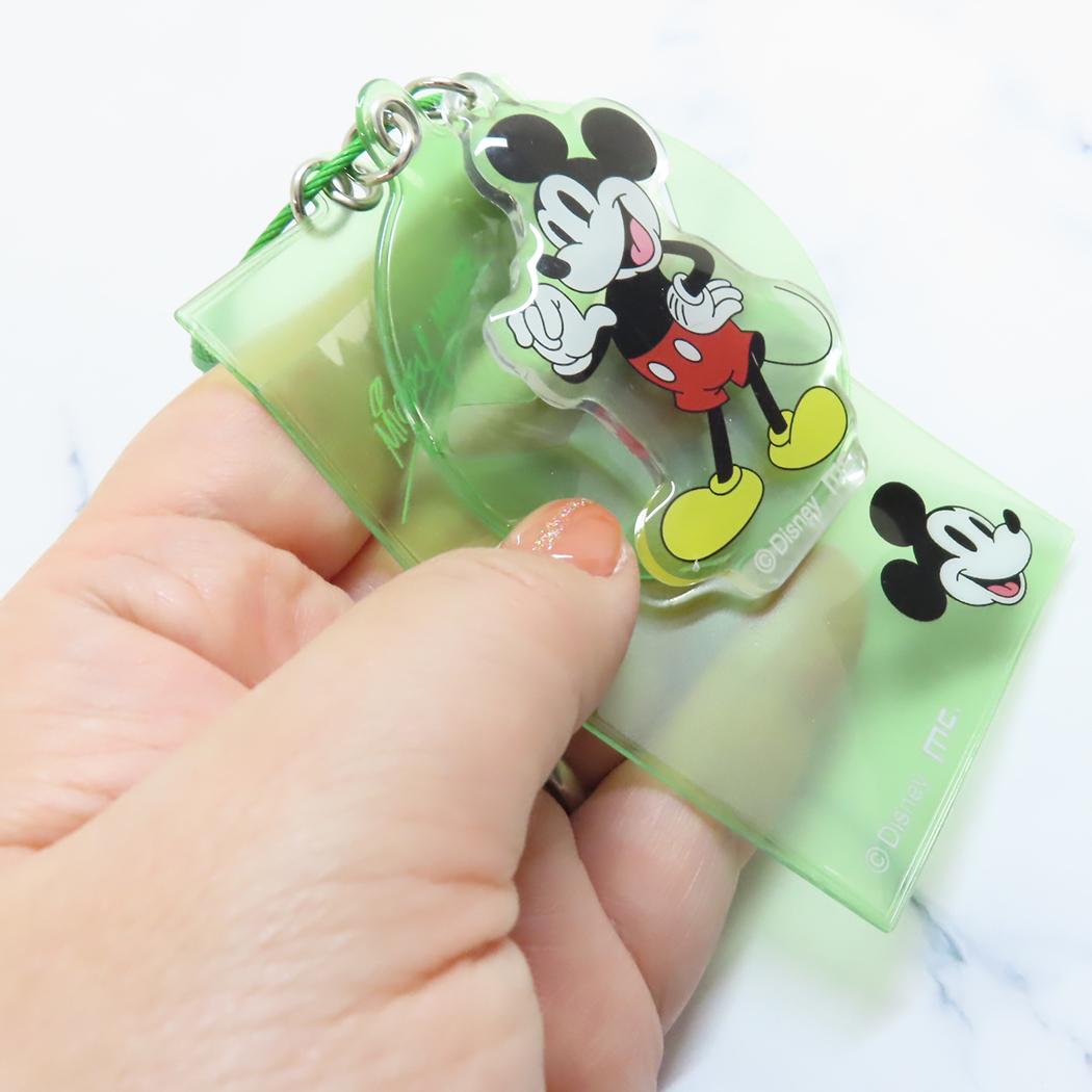 シネマコレクション cinemacollection ミッキーマウス カードケース チェキ収納&バッジホルダー GREEN ディズニー マリモクラフト カード入れ コレクションケース キャラクター グッズ (メーカー指定色) メーカー指定色